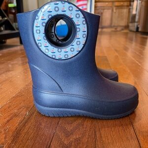 Navy Blue Kids Rain Boots